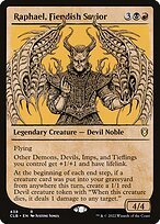 Glossy Finish Commander Legends: Battle for Baldur's Gate Raphael, Fiendish Savior ( #438 )