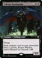 Glossy Finish Commander Legends: Battle for Baldur's Gate Solemn Doomguide ( #625 )