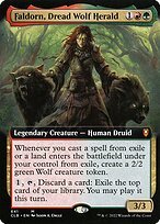 Glossy Finish Commander Legends: Battle for Baldur's Gate Faldorn, Dread Wolf Herald ( #641 )