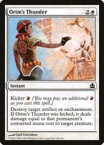 Glossy Finish Commander 2011 Orim's Thunder ( #24 )