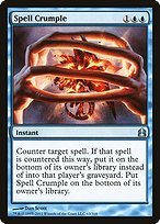 Glossy Finish Commander 2011 Spell Crumple ( #63 )