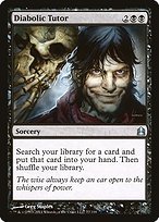 Glossy Finish Commander 2011 Diabolic Tutor ( #77 )