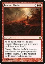 Glossy Finish Commander 2011 Disaster Radius ( #119 )