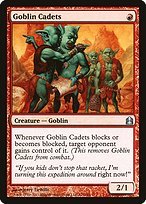 Glossy Finish Commander 2011 Goblin Cadets ( #125 )