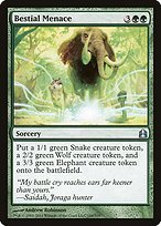 Glossy Finish Commander 2011 Bestial Menace ( #144 )