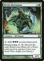 Glossy Finish Commander 2011 Elvish Aberration ( #151 )