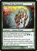 Glossy Finish Commander 2011 Magus of the Vineyard ( #166 )