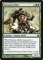 Glossy Finish Commander 2011 Yavimaya Elder ( #179 )