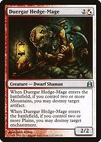Glossy Finish Commander 2011 Duergar Hedge-Mage ( #195 )