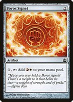 Glossy Finish Commander 2011 Boros Signet ( #243 )
