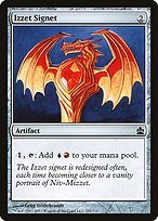 Glossy Finish Commander 2011 Izzet Signet ( #252 )