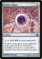 Glossy Finish Commander 2011 Orzhov Signet ( #255 )