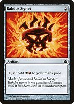 Glossy Finish Commander 2011 Rakdos Signet ( #257 )