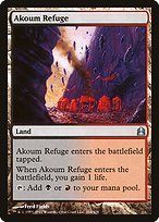 Glossy Finish Commander 2011 Akoum Refuge ( #264 )