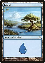 Glossy Finish Commander 2011 Island ( #303 )