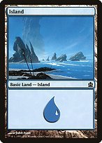 Glossy Finish Commander 2011 Island ( #304 )