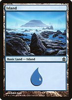 Glossy Finish Commander 2011 Island ( #305 )