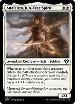 Glossy Finish Commander Masters Anafenza, Kin-Tree Spirit ( #11 )