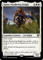Glossy Finish Commander Masters Balan, Wandering Knight ( #16 )