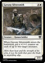 Glossy Finish Commander Masters Gavony Silversmith ( #25 )