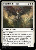 Glossy Finish Commander Masters Herald of the Host ( #30 )