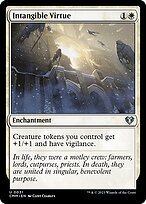 Glossy Finish Commander Masters Intangible Virtue ( #31 )