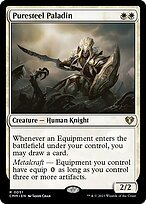Glossy Finish Commander Masters Puresteel Paladin ( #51 )