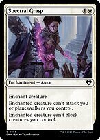 Glossy Finish Commander Masters Spectral Grasp ( #58 )