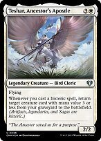 Glossy Finish Commander Masters Teshar, Ancestor's Apostle ( #65 )
