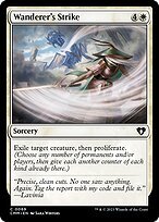 Glossy Finish Commander Masters Wanderer's Strike ( #69 )