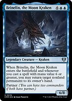 Glossy Finish Commander Masters Brinelin, the Moon Kraken ( #78 )