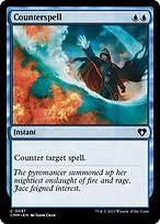 Glossy Finish Commander Masters Counterspell ( #81 )