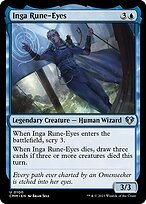 Glossy Finish Commander Masters Inga Rune-Eyes ( #100 )