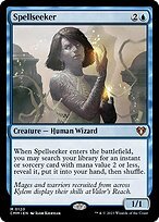 Glossy Finish Commander Masters Spellseeker ( #120 )