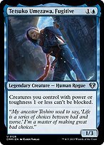 Glossy Finish Commander Masters Tetsuko Umezawa, Fugitive ( #126 )