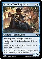 Glossy Finish Commander Masters Vizier of Tumbling Sands ( #131 )