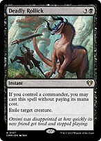 Glossy Finish Commander Masters Deadly Rollick ( #147 )