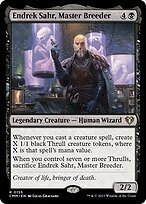 Glossy Finish Commander Masters Endrek Sahr, Master Breeder ( #155 )