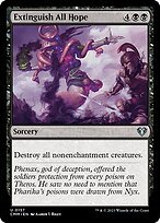 Glossy Finish Commander Masters Extinguish All Hope ( #157 )