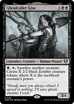 Glossy Finish Commander Masters Ghoulcaller Gisa ( #161 )