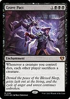 Glossy Finish Commander Masters Grave Pact ( #165 )