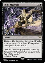 Glossy Finish Commander Masters Imp's Mischief ( #167 )