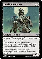 Glossy Finish Commander Masters Loyal Subordinate ( #172 )