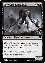 Glossy Finish Commander Masters Phyrexian Gargantua ( #178 )