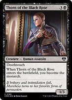 Glossy Finish Commander Masters Thorn of the Black Rose ( #190 )