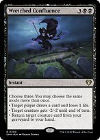 Glossy Finish Commander Masters Wretched Confluence ( #200 )