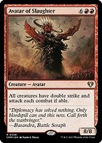 Glossy Finish Commander Masters Avatar of Slaughter ( #206 )