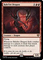 Glossy Finish Commander Masters Balefire Dragon ( #207 )