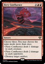 Glossy Finish Commander Masters Fiery Confluence ( #222 )