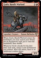 Glossy Finish Commander Masters Godo, Bandit Warlord ( #227 )